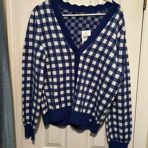 Kate Spade gingham cardigan